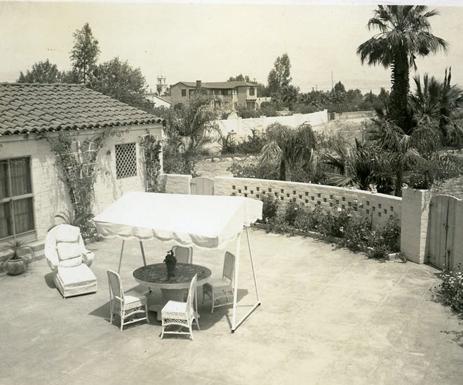 The "cozy, not fussy" Harold Lloyd residence in the Movie Colony in Palm Springs.